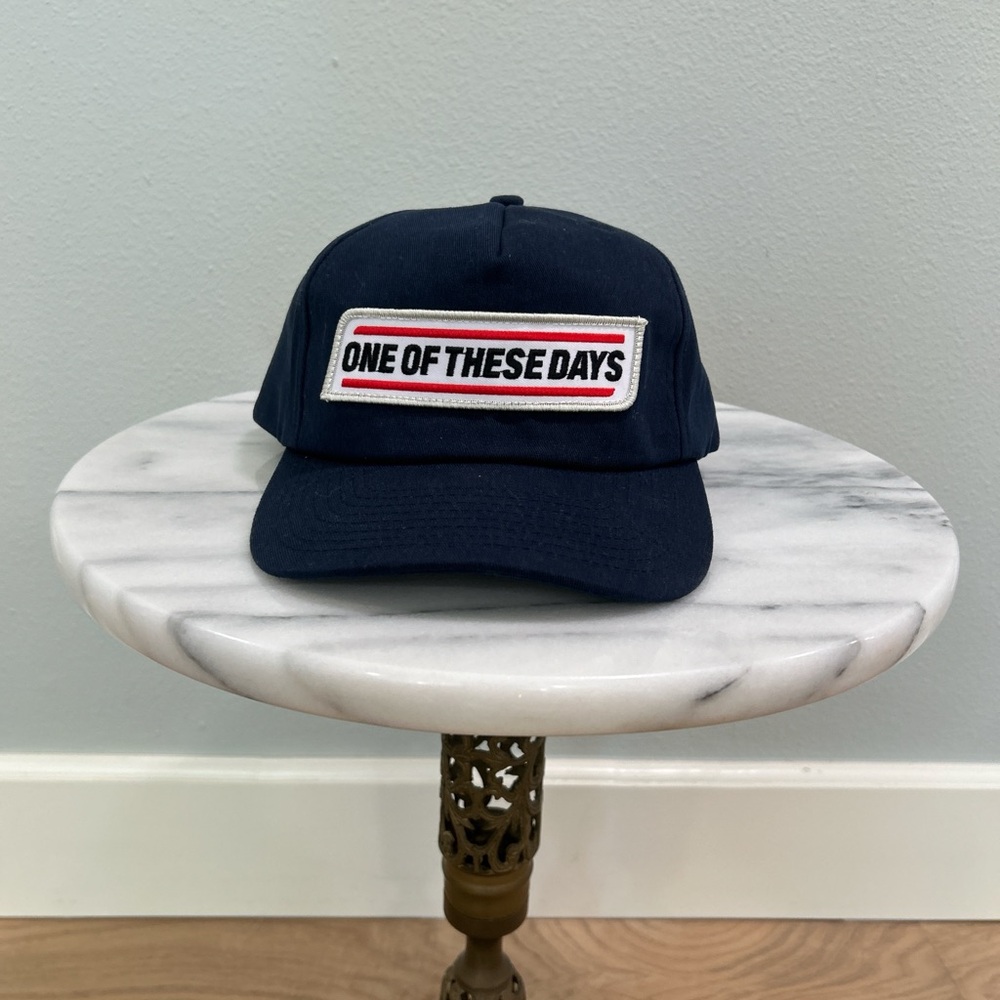 One Of These Days Navy Blue Cap with Patch